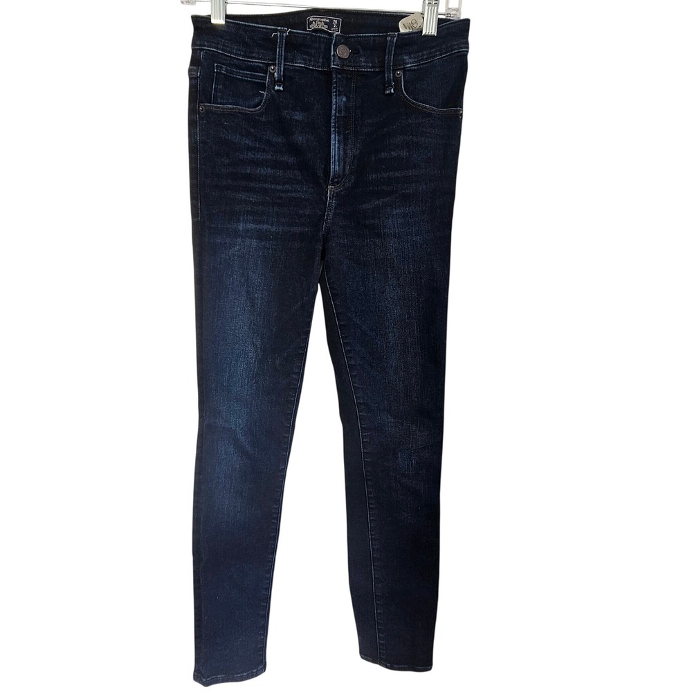 Abercrombie & Fitch Simone High Rise Super Skinny Jeans Dark Wash 26 2S